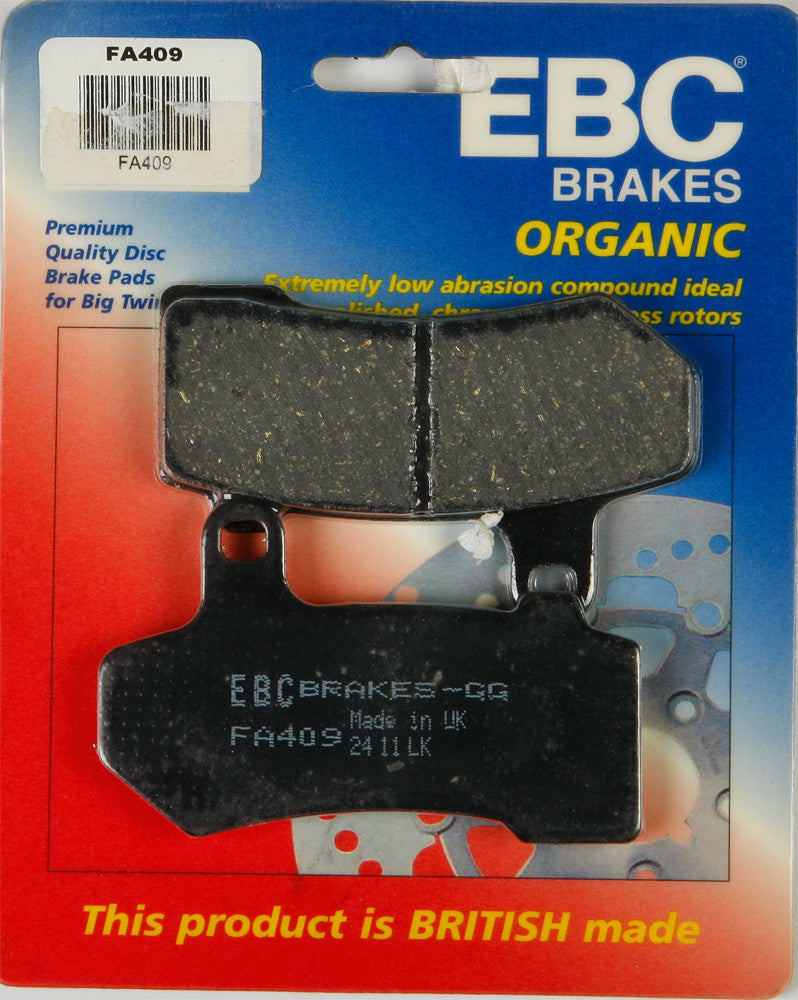 EBC Brake Pads Fa409 Organic FA409