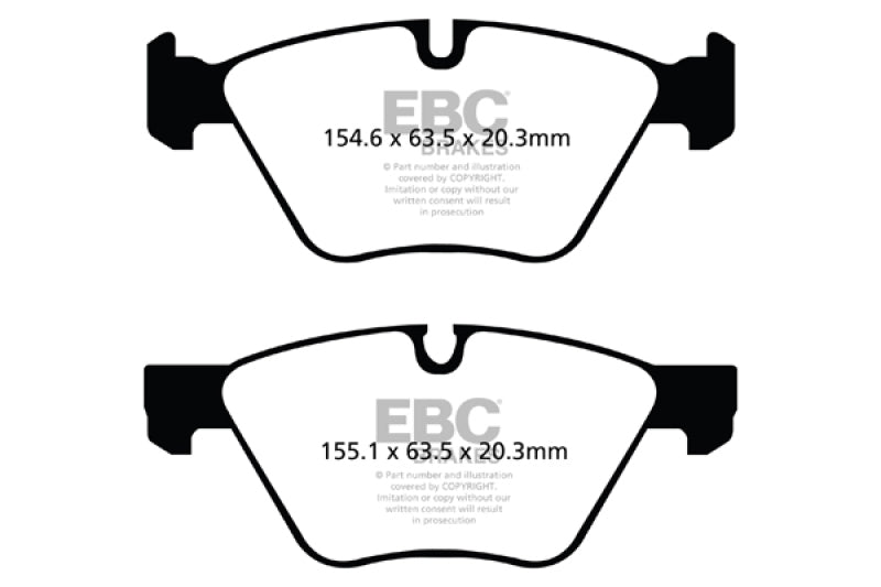 EBC 09+ BMW Z4 3.0 (E89) Redstuff Front Brake Pads DP31493C