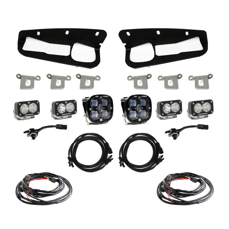 Baja Designs 2021+ Ford Bronco Clear SAE Fog Pocket Kit 447761