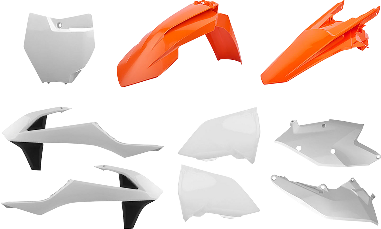 POLISPORT Body Kit - '17 OEM Orange/White - SX/SX-F/XC 90706