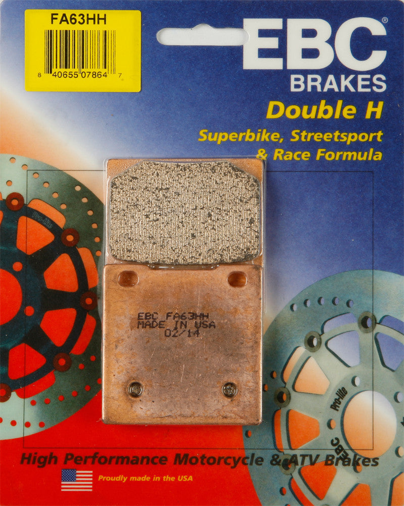 EBC Brake Pads Fa63hh Double-H Sintered FA63HH