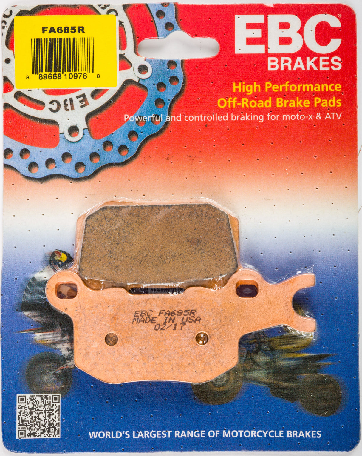 EBC Brake Pads Fa685r Sintered R Series FA685R