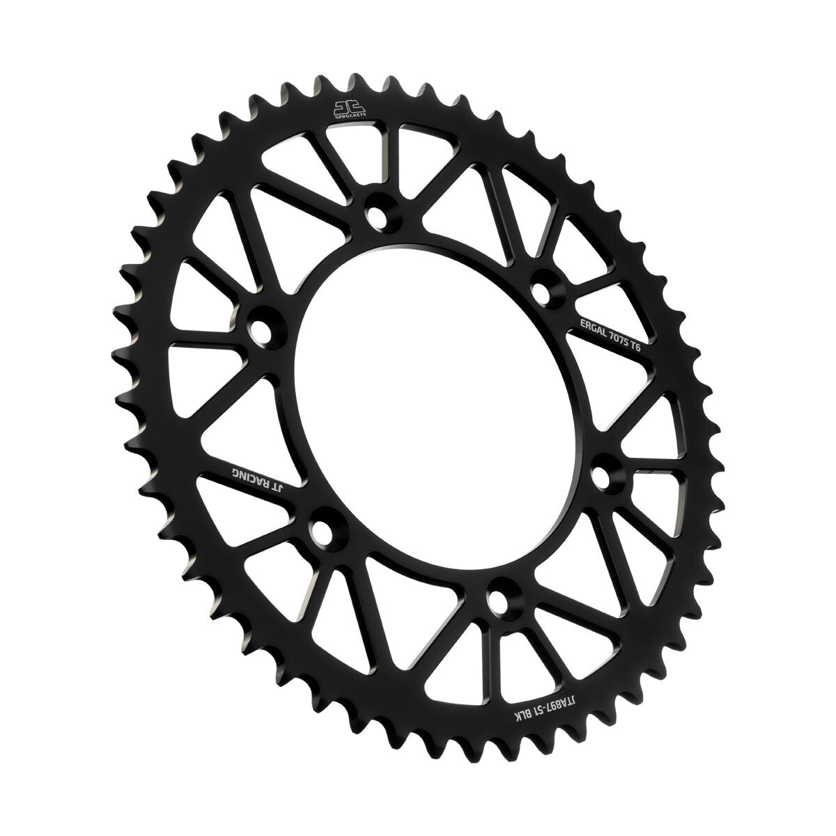 JTRear Racelite Sprocket Alum 51t-520 Blk Hus/Husq/KtmJTA897.51BLK