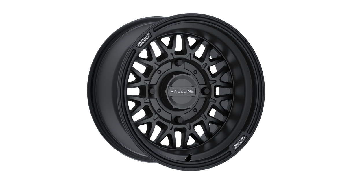 RACELINE Raceline Omega 15x10 4/156 5+5 (0mm) Satin Black A13B-51056-00