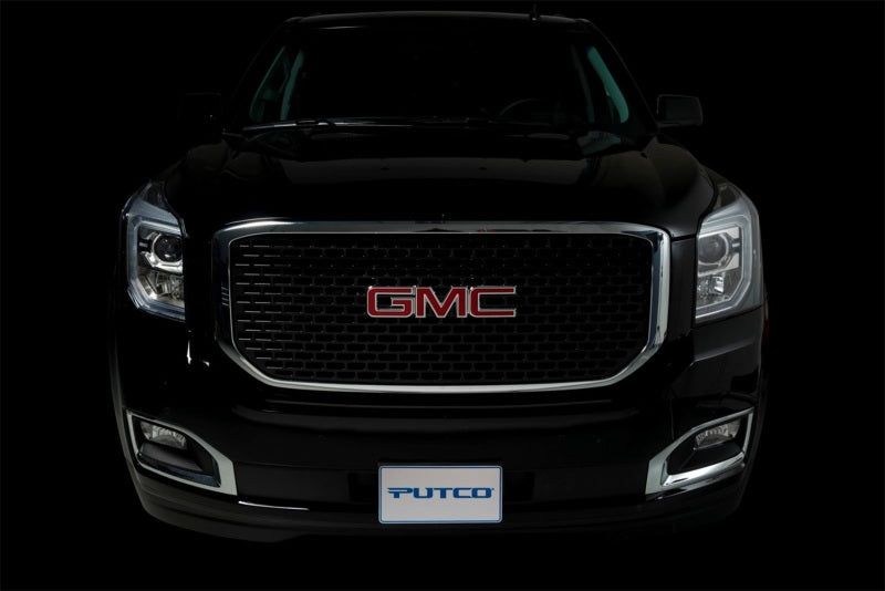 Putco 15-20 GMC Yukon XL - Liquid 3D Slot / Black Denali Style Lighted Boss Grille