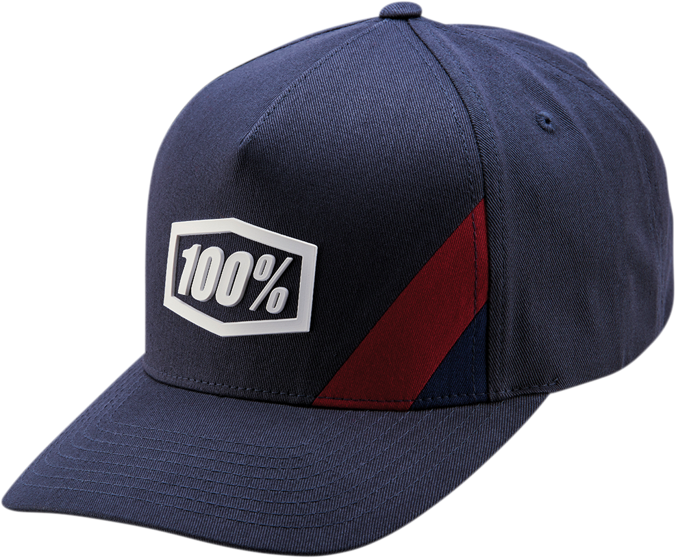 100% Cornerstone Snapback Hat - Steel 20070-245-01