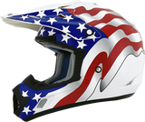 AFX FX-17 Helmet - Flag - White - 2XL 0110-2379