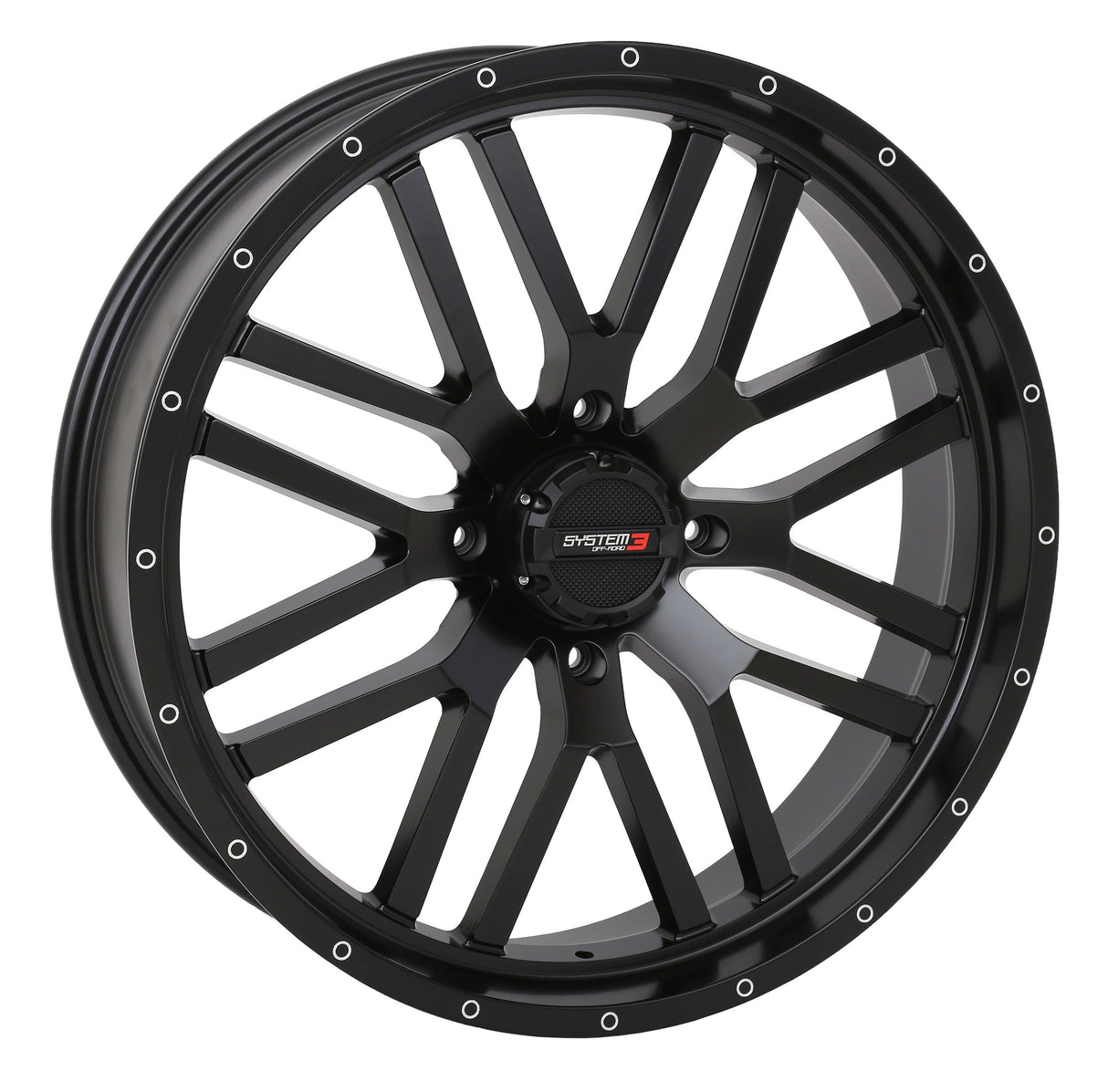 SYSTEM 3 St3 Wheel 22x7 4+2.5 (+10mm) 4/137 4 Matte Black 22S3-1137