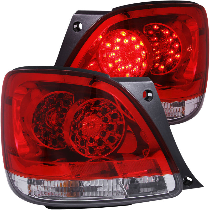 ANZO 1998-2005 Lexus Gs300 LED Taillights Red/Clear 321101