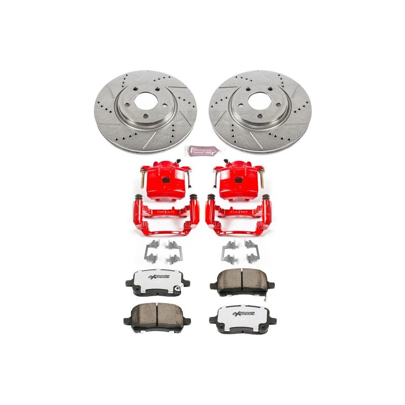 Power Stop 05-06 Chevrolet Cobalt Front Z26 Street Warrior Brake Kit w/Calipers