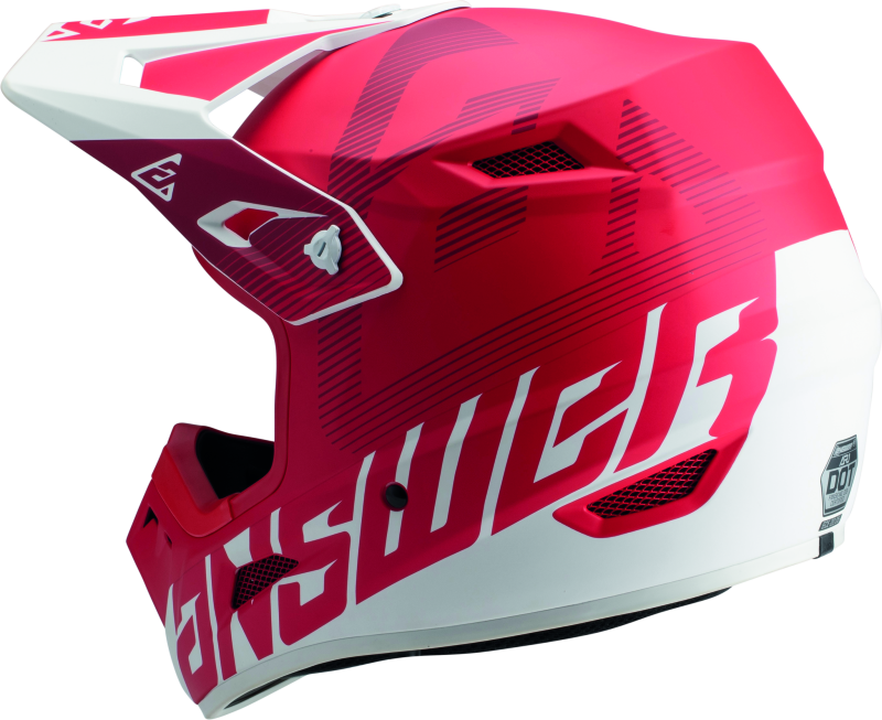 Answer AR1 V2 Bold Helmet Red/White Youth - Small 447748