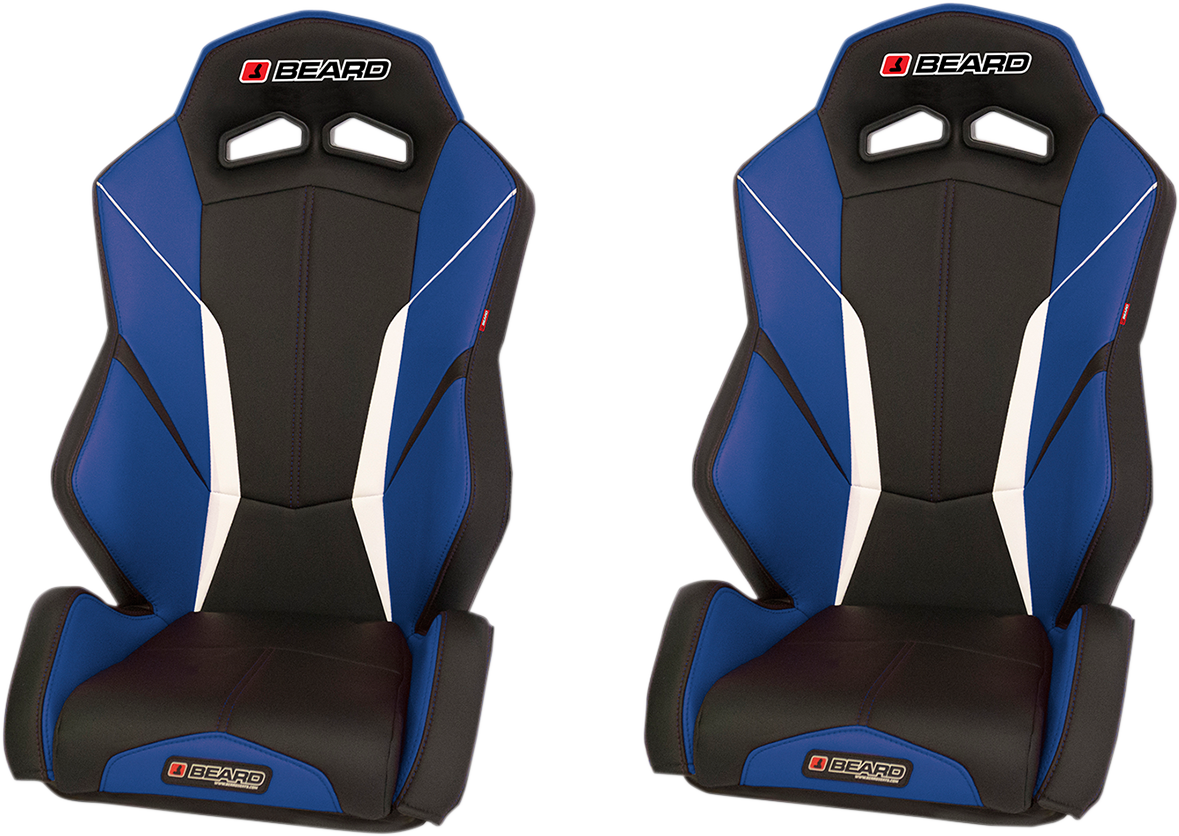 BEARD SEATS Seat - Torque V2 - Front - Black/Blue 852-536