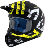 AFX FX-17 Helmet - Attack - Matte Black/Hi-Vis Yellow - Medium 0110-7174