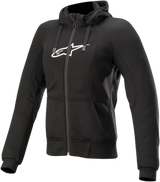 ALPINESTARS Stella Chrome Sport Jacket/Hoodie - Black - Medium 4210920-10-M