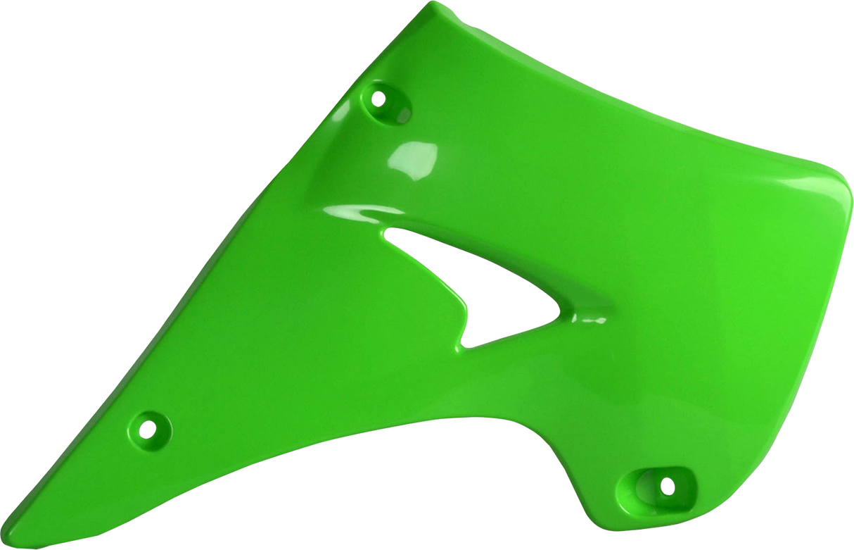 POLISPORT Radiator Cover - OEM Green - KX 125/250 8429100007