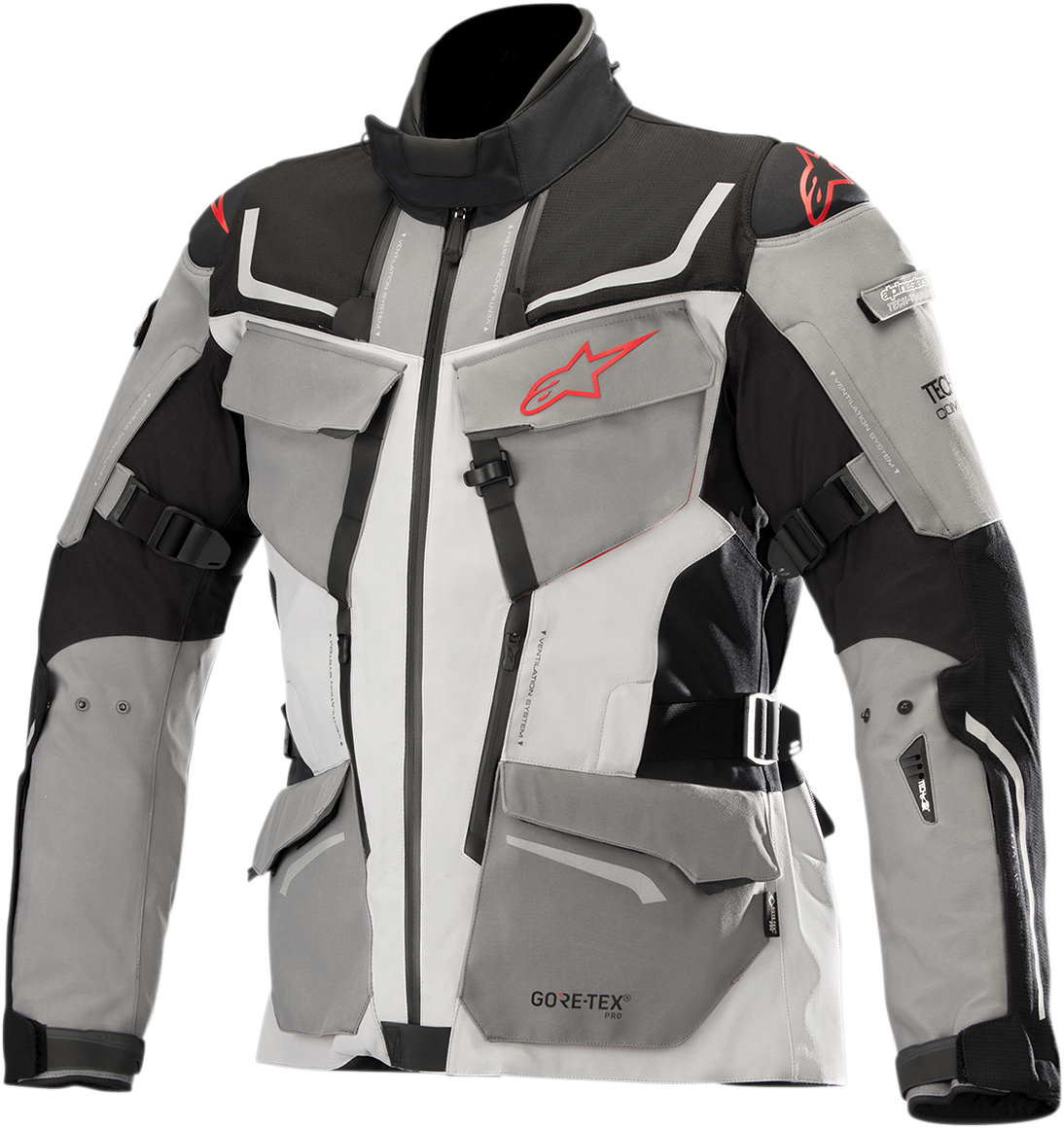 ALPINESTARS Revenant Jacket - Black/Gray/Red - Small 3603518-1193-S