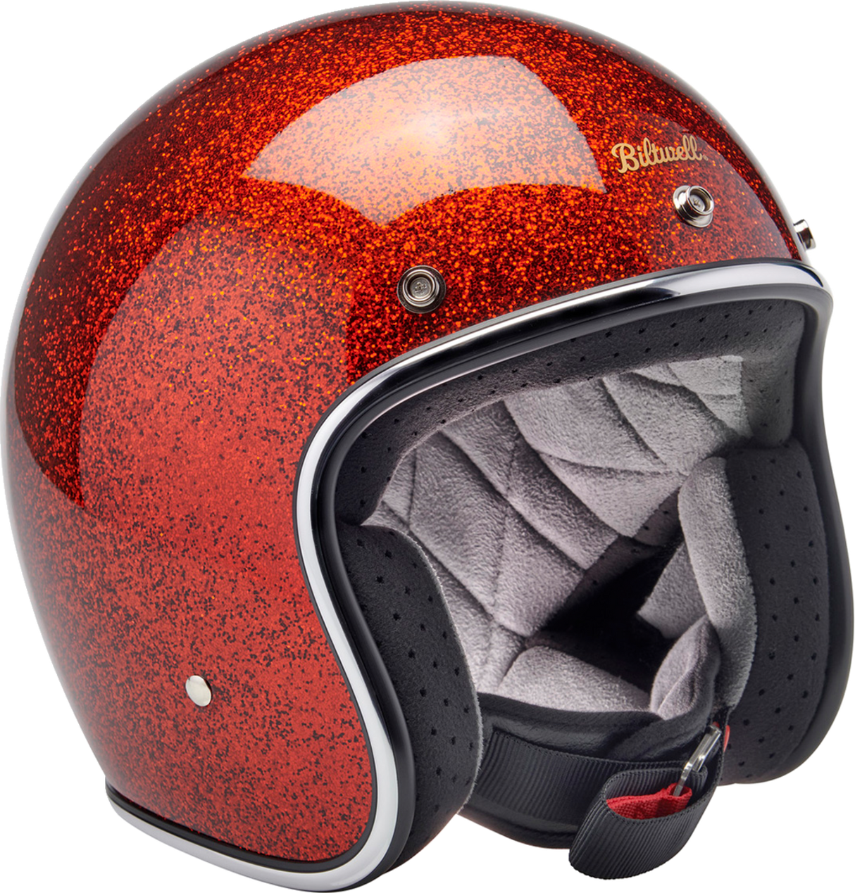 BILTWELL Bonanza Helmet - Rootbeer Megaflake - XL 1001-457-205