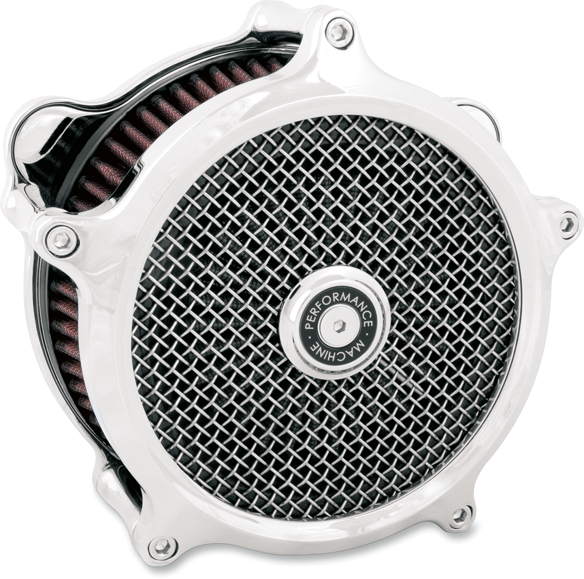 PERFORMANCE MACHINE (PM) Air Cleaner - Chrome - CV/EFI 0206-2006-CH