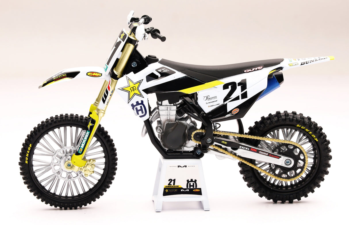 NEW-RAY1:12 Scale Rockstar Husqvarna Jason Anderson #2158233