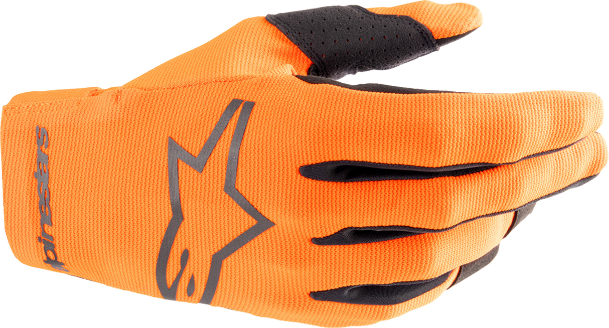 ALPINESTARS Youth Radar Gloves - Hot Orange/Black - Medium 3541824-411-M