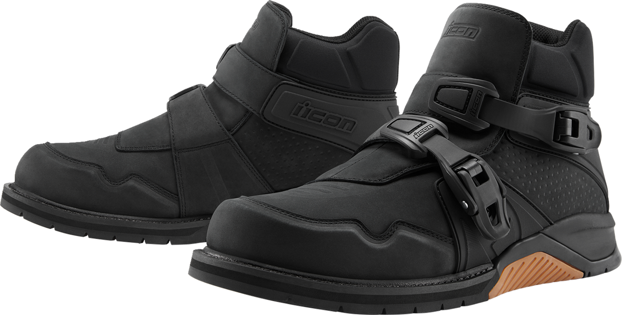 ICON Slabtown Waterproof Boots - Black - Size 14 3403-1315