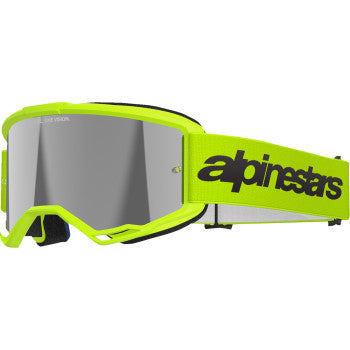 ALPINESTARS GOGGLES Goggle Vision 3 Wordmark Ylw Fluo/Mir Sil 5103225-5299
