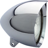 HEADWINDS Headlight Housing - 4-1/2" - Vampire Concours Bullet - Chrome 1-4500VCA