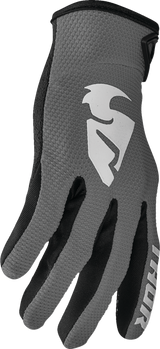 THOR Sector Gloves - Gray/White - Small 3330-7274