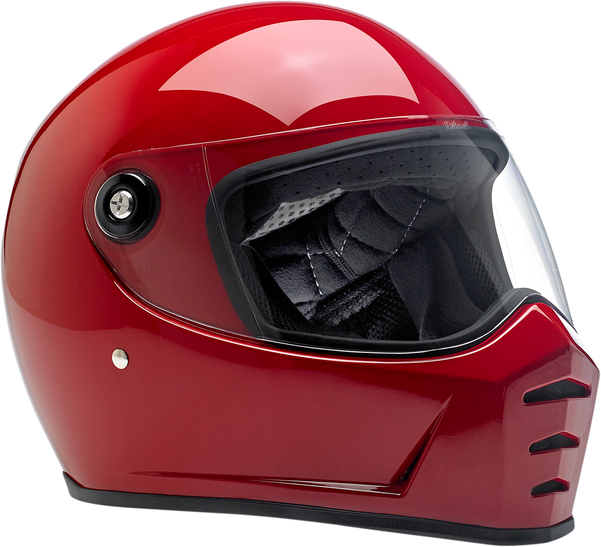 BILTWELL Lane Splitter Helmet - Gloss Blood Red - Small 1004-837-102