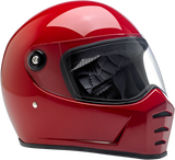 BILTWELL Lane Splitter Helmet - Gloss Blood Red - Small 1004-837-102