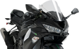 PUIG HI-TECH PARTS Race Windscreen - Clear - ZX-6R 3177W