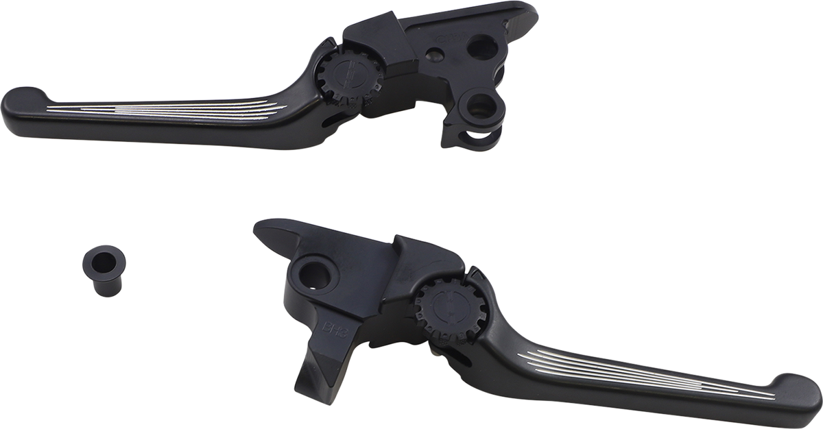 POWERSTANDS RACING Lever Set - Anthem - Harley Davidson - Contrast 12-00666-31