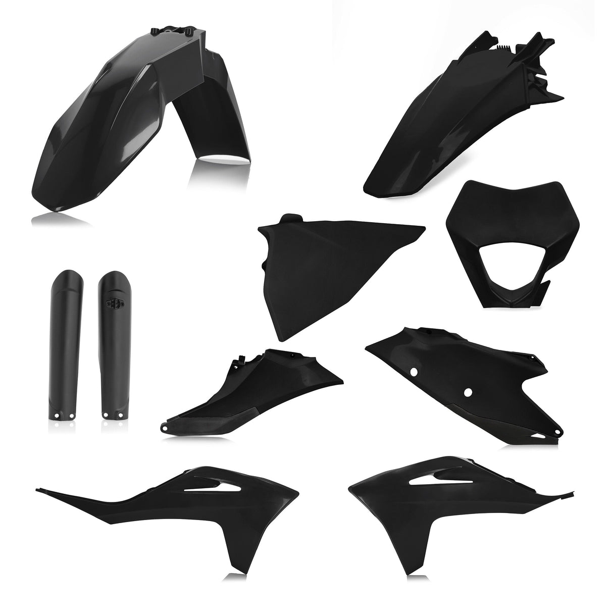 ACERBIS Full Plastic Kit Gas Black 2872810001