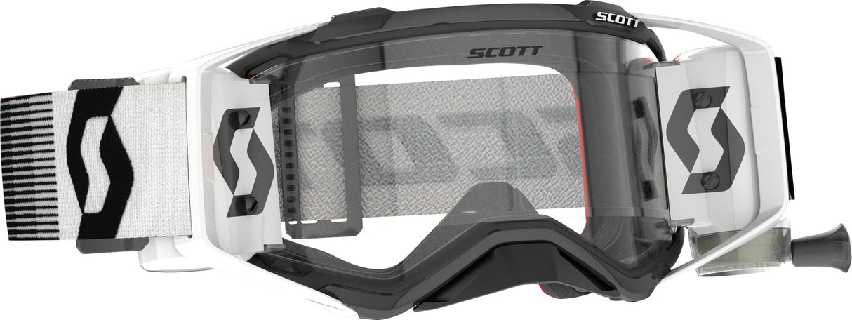 SCOTT Prospect Wfs Goggle Prem Blk/Wht Clear Works 272822-7702113