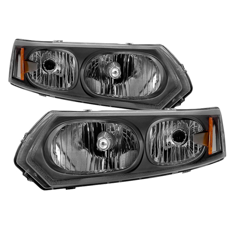 xTune Saturn ION Sedan only 03-07 OEM Style Headlights - Black HD-JH-SAION-4D-BK 9035685