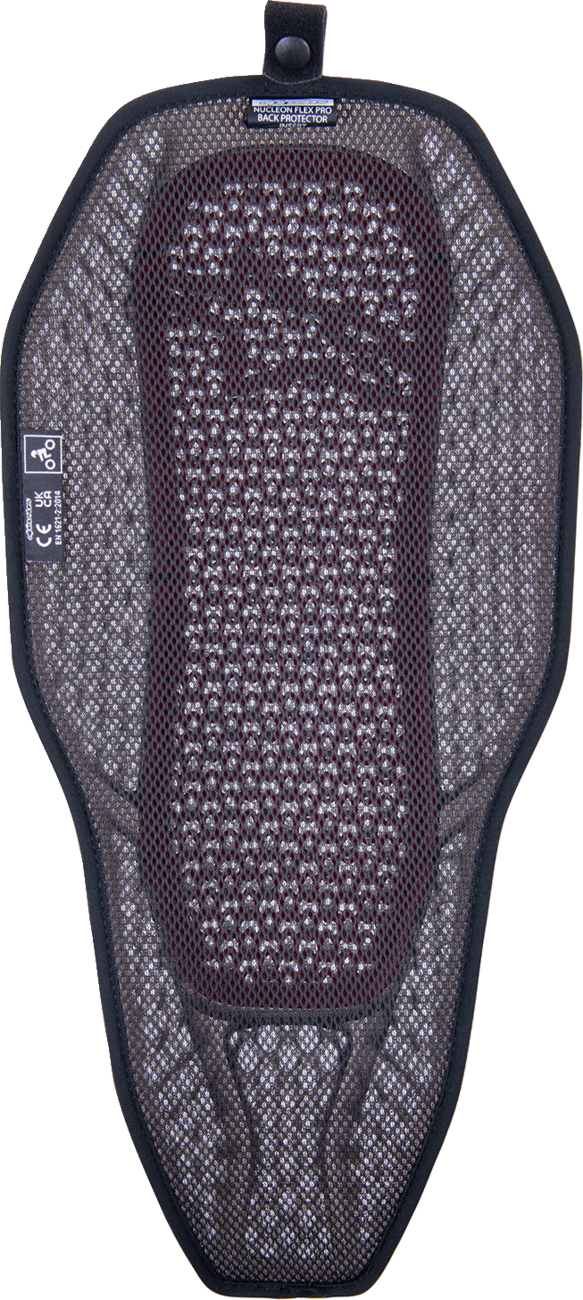 ALPINESTARS Nucleon Flex Proi Full Back Protection Insert - Transparent Smoke/Red - Small 6526323-003-S