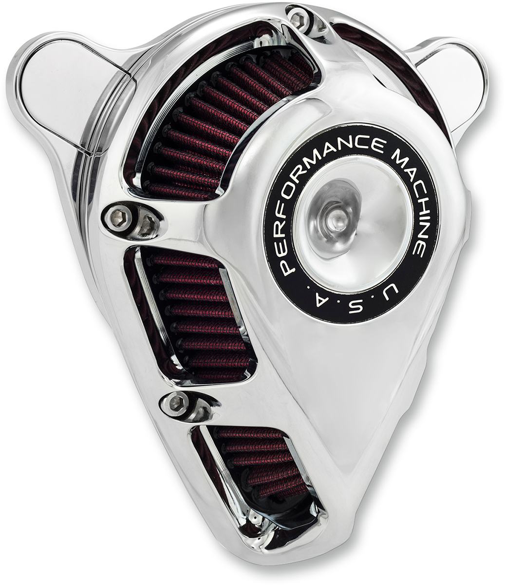 PERFORMANCE MACHINE (PM) Jet Air Cleaner - Chrome - M8 0206-2140-CH