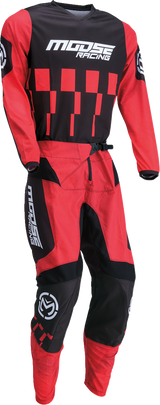 MOOSE RACING Qualifier Jersey - Red/Black - Large 2910-7552