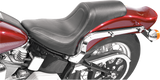 MUSTANG Seat - Fastback - Stitched - Black - Softail '00-'05 75779