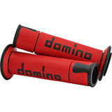 DOMINO A450 Grips - Domino - Red/Black  A450A45041C4042B7-0