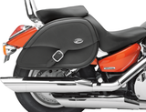 SADDLEMEN Drifter Teardrop Saddlebags with Shock Cutaway 3501-0459