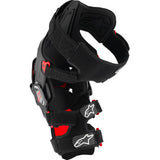 ALPINESTARS RK-7 Plasma Knee Braces - Black/Red - Large 6500825-13-L