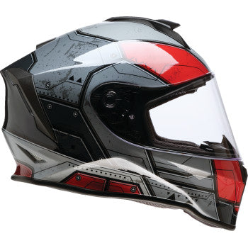 Z1R Youth Warrant 2.0 Helmet - Sentinel - Black/Red - Small 0102-0289