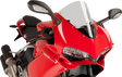 PUIG HI-TECH PARTS Race Windscreen - Clear - Panigale 7621W