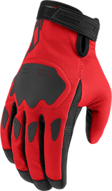 ICON Hooligan™ CE Gloves - Red - Small 3301-4384