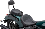 COBRA Detachable Backrest - Black - Solo Seat - Scout 502-2211B