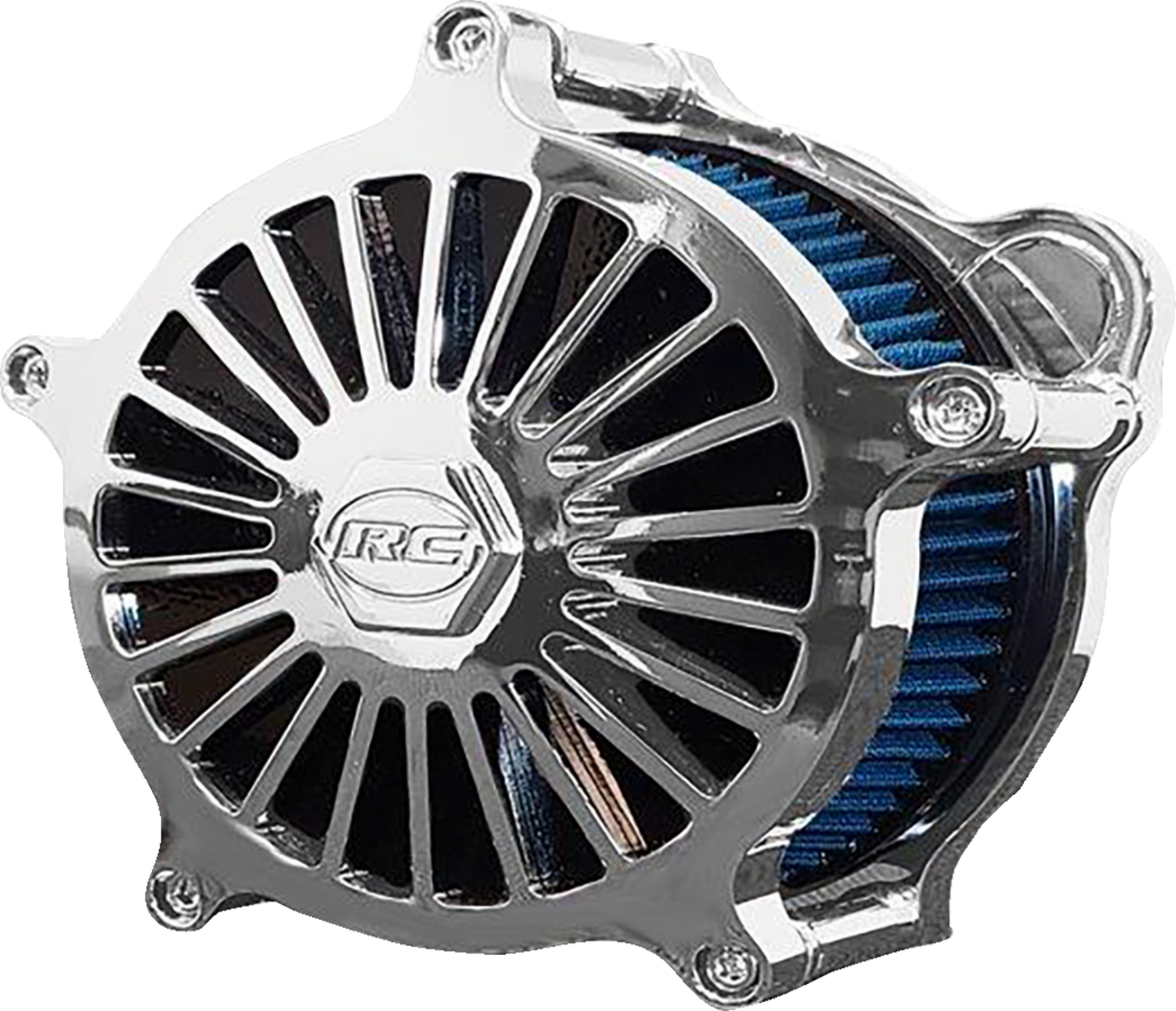 RC COMPONENTS Illusion Air Cleaner - Chrome AC-02C-126C