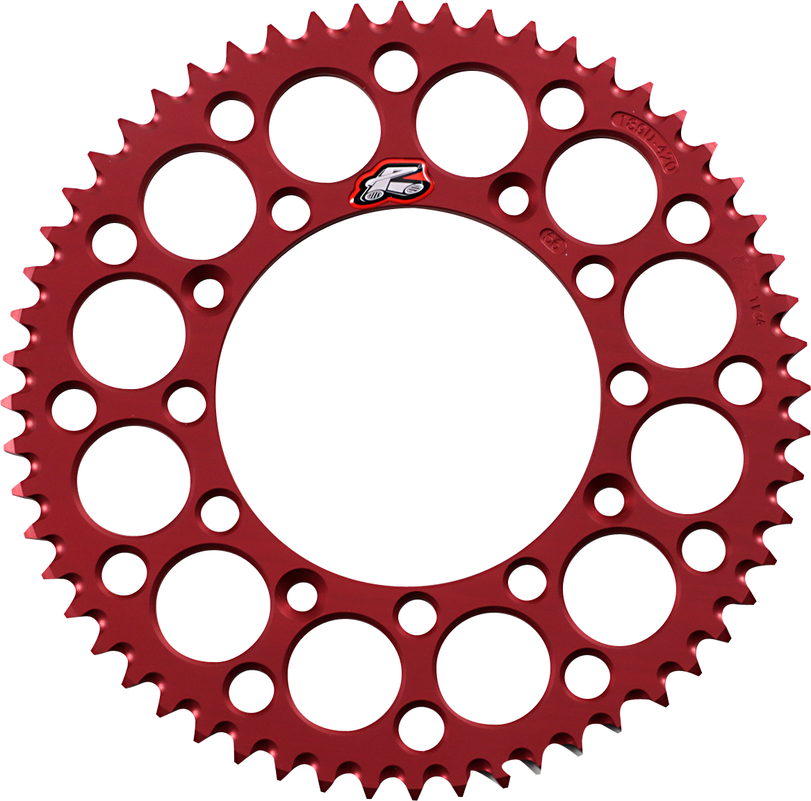 RENTHAL Sprocket - Honda - Red - 56 Tooth 189U-420-56GRRD