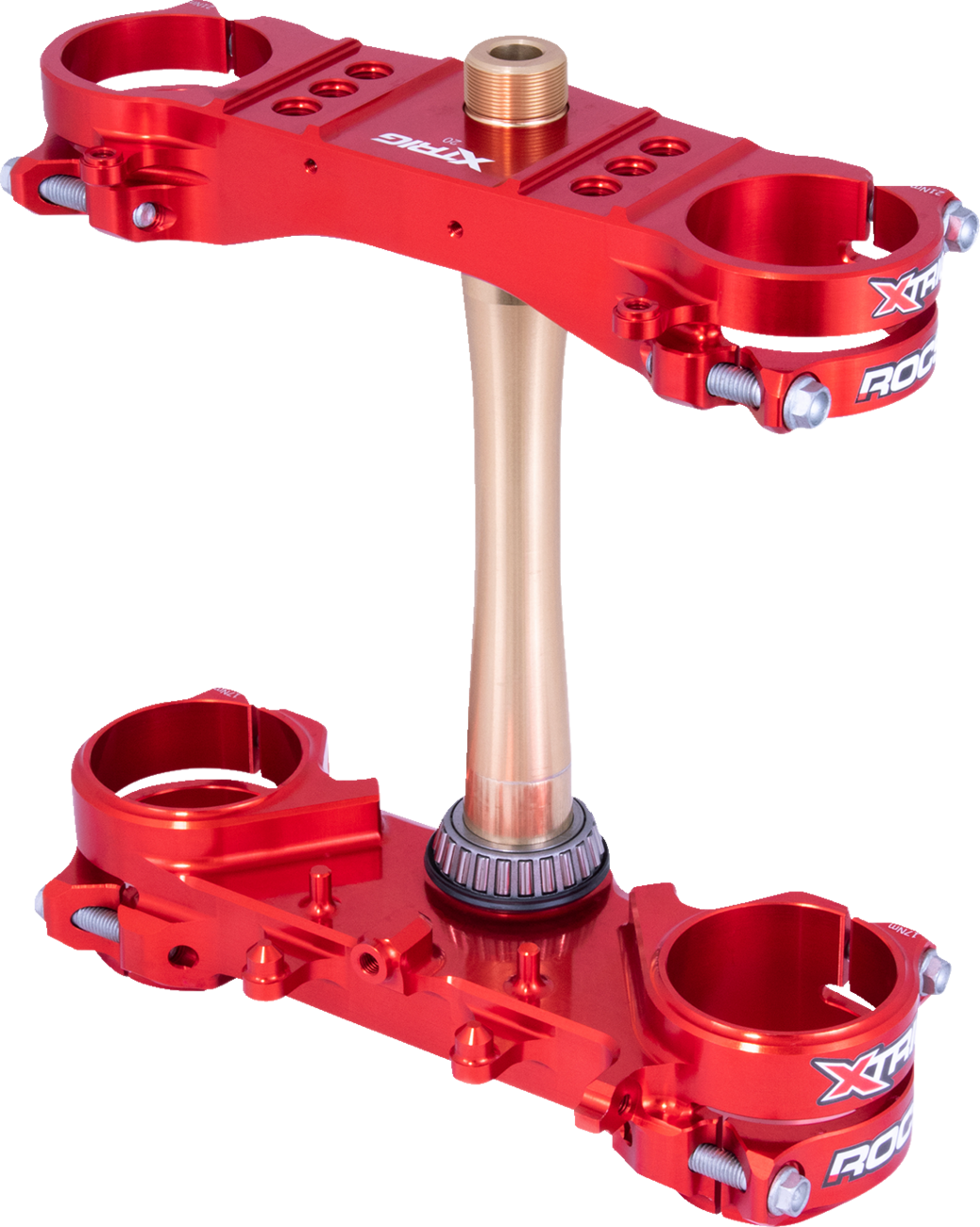 XTRIG Triple Clamp - 22 mm - Red 501330101201