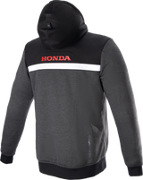 ALPINESTARS Honda Chrome Street Hoodie - Black/Gray/Red - Small 4201323-1908-S